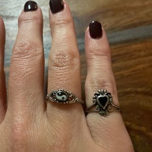 3/$20 - Silver Rings, Set of Two